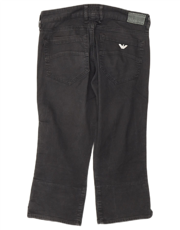 Armani Γυναικείο Παντελόνι Capri W27 L20 Γκρι βαμβακερό