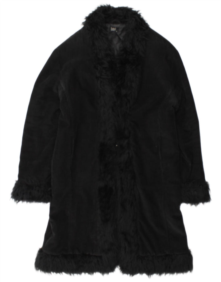 Vintage Γυναικείο Πανωφόρι UK 18 XL Μαύρο βαμβακερό