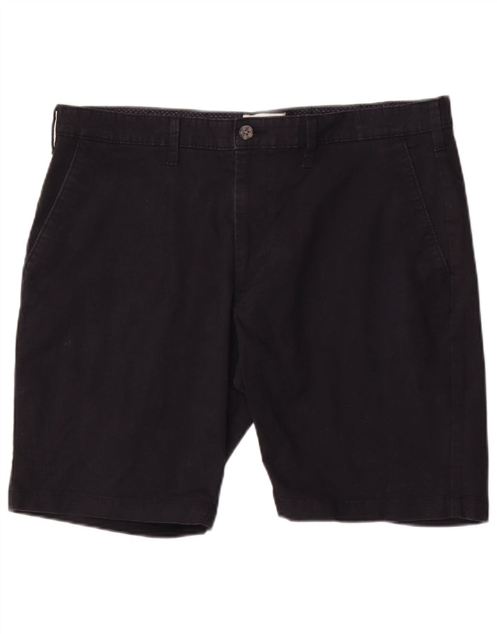 Ανδρικό σορτς Chino Marks & Spencer W36 Large Navy Blue από βαμβάκι