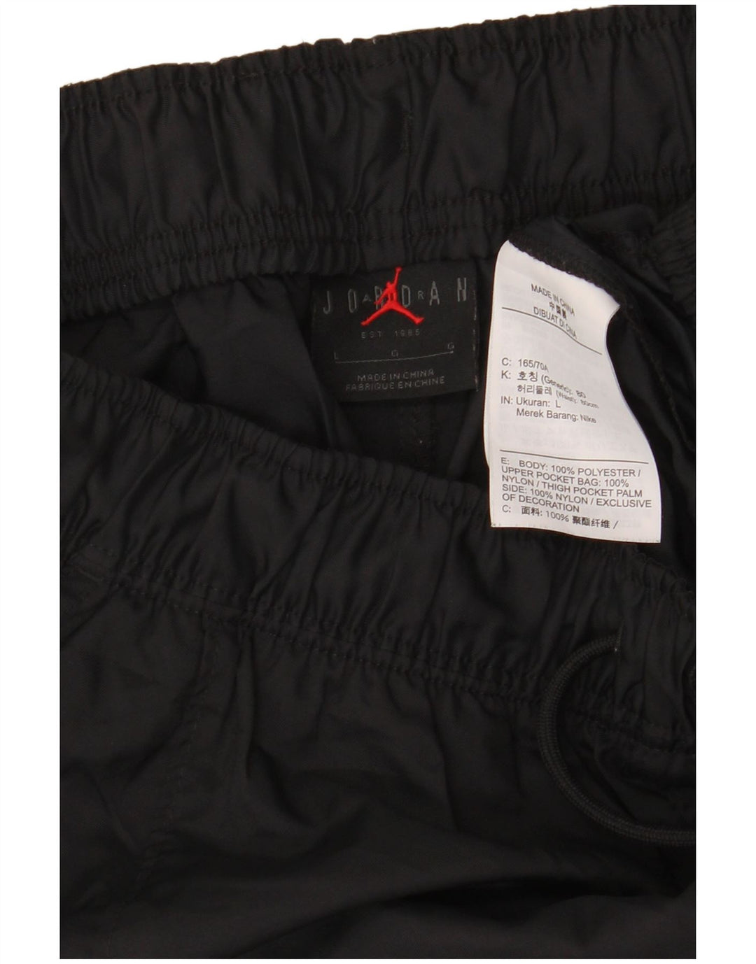 JORDAN Ανδρικές φόρμες Cargo Παντελόνια Joggers Μεγάλο Μαύρο Πολυεστέρα