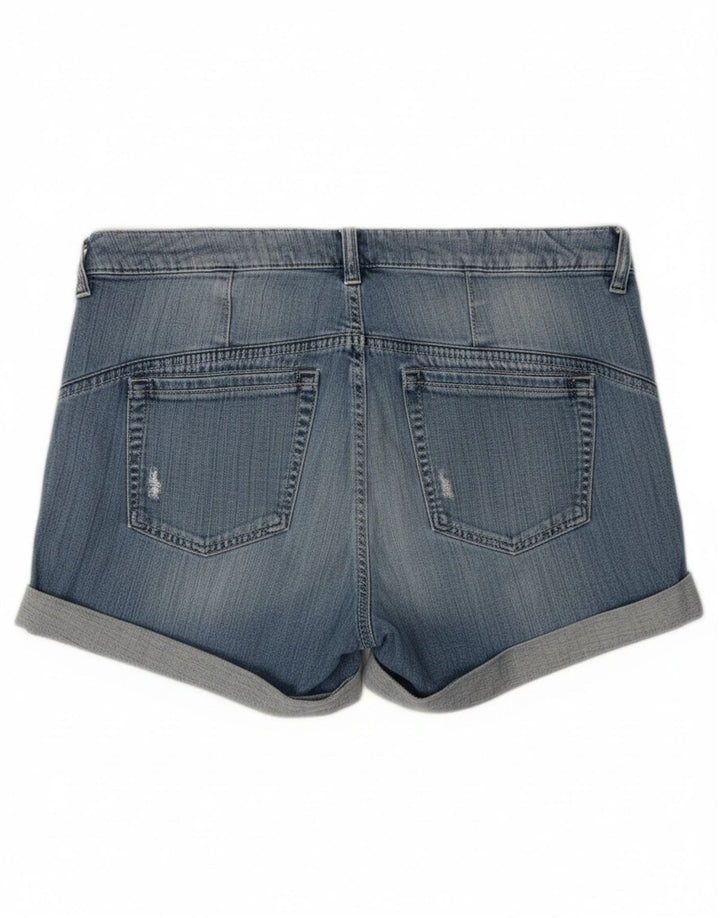 Γυναικείο τζιν σορτς Guess Distressed W28 Μεσαίο μπλε βαμβακερό