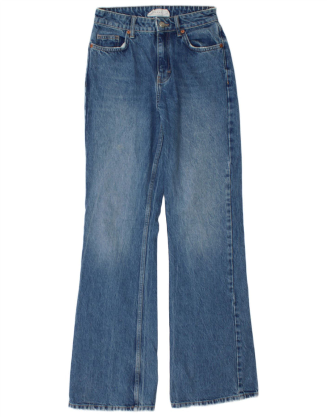 TOPSHOP Γυναικείο Bootcut Jeans W26 L32 Μπλε βαμβακερό