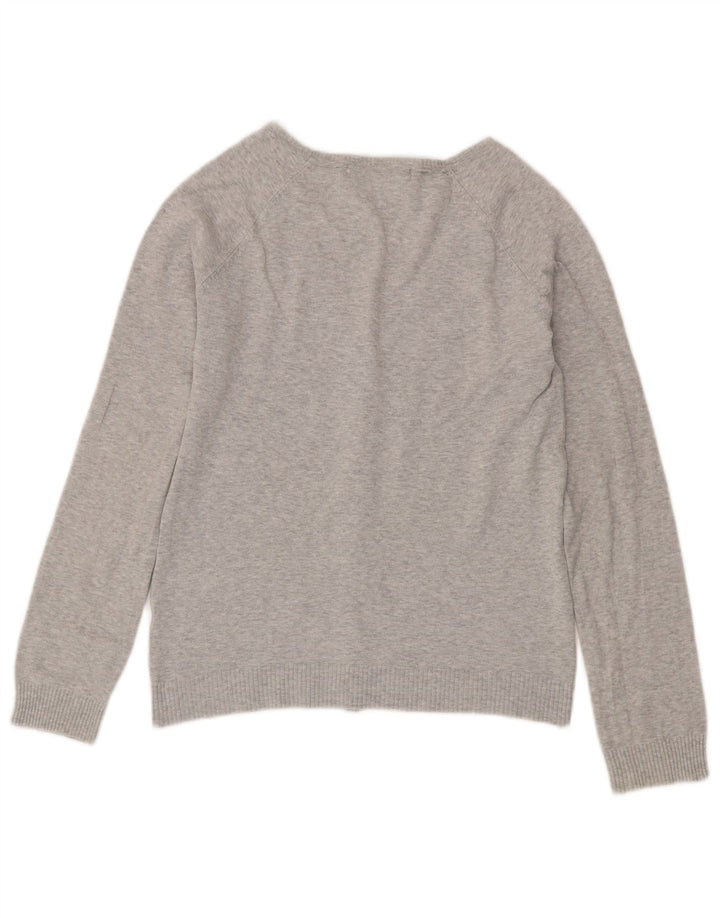 Zara Γυναικεία Ζακέτα UK 14 Large Grey Flecked