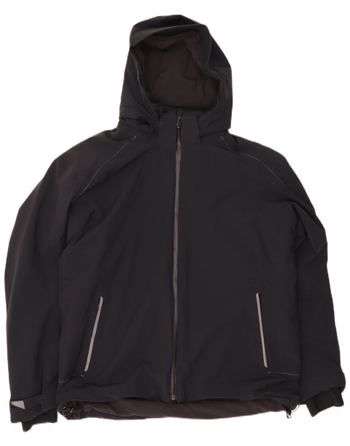 Vision Ανδρικό μπουφάν βροχής με κουκούλα UK 40 Large Navy Blue Polyamide
