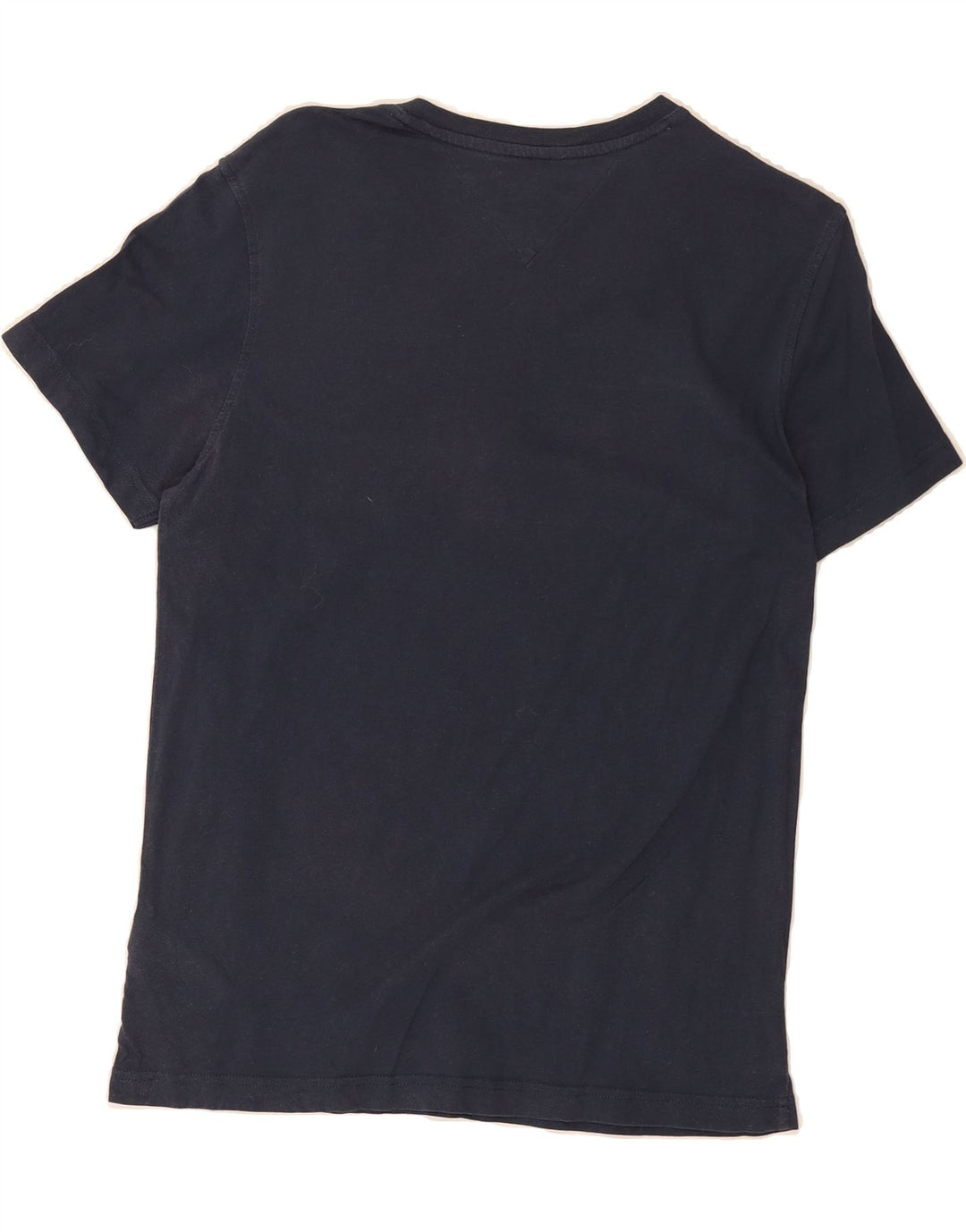 TOMMY HILFIGER Mens T-Shirt Top Medium Navy Blue Cotton Vintage Tommy Hilfiger and Second-Hand Tommy Hilfiger from Messina Hembry 