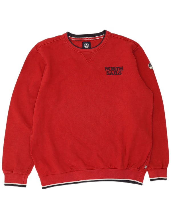Ανδρικό φούτερ North Sails Jumper 2XL Κόκκινο βαμβακερό