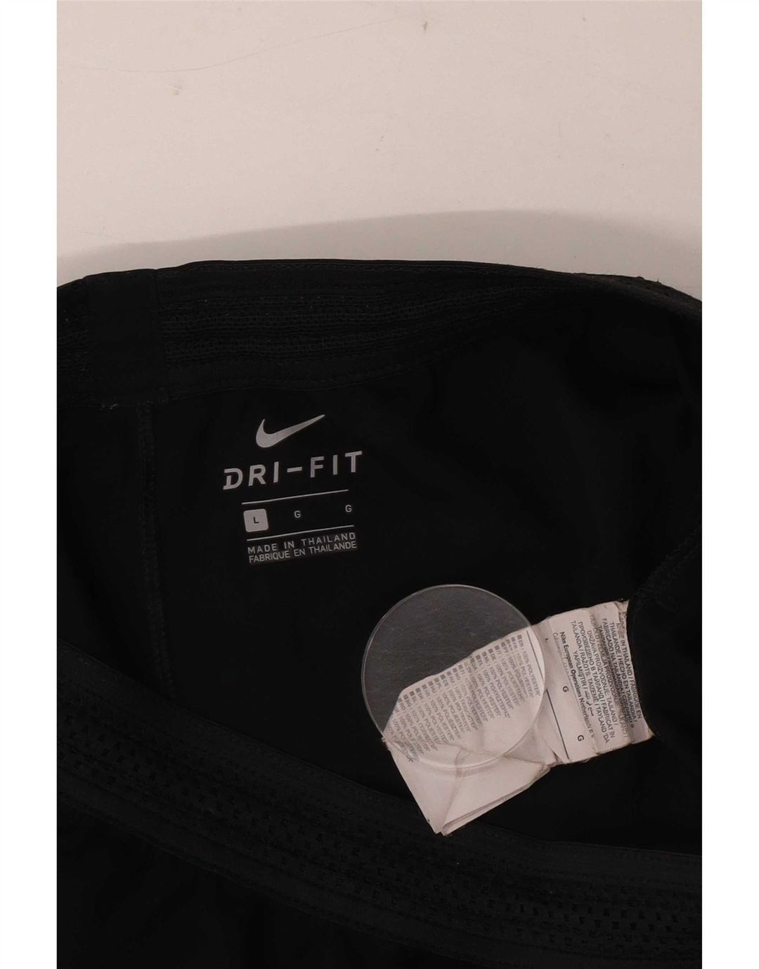 Ανδρικό αθλητικό σορτς Nike Dri Fit, μεγάλο μαύρο πολυεστέρα