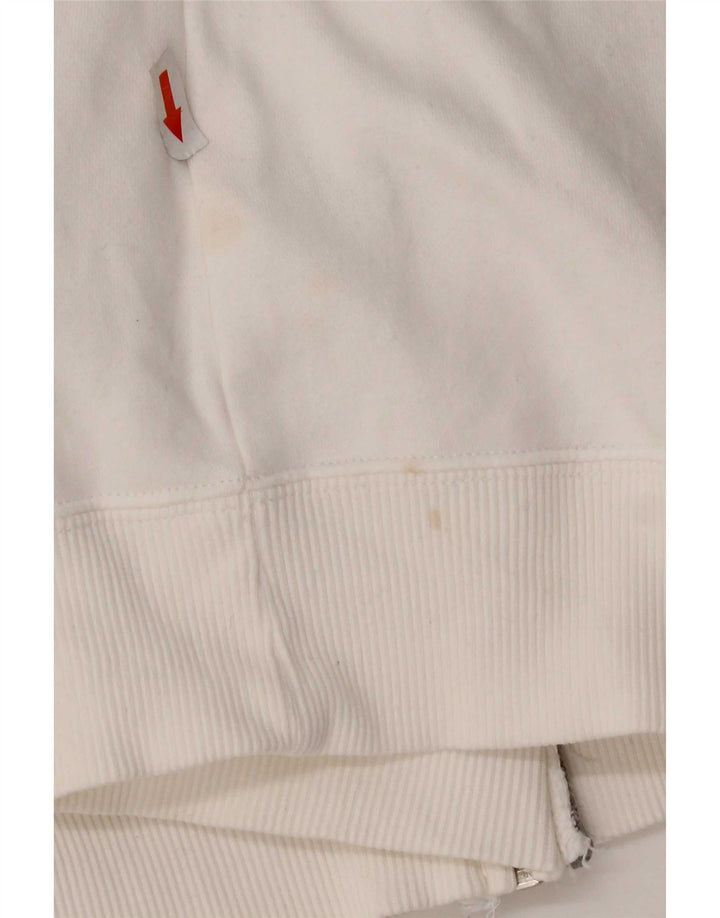 Γυναικεία φόρμα Nike Graphic Top Jacket UK 14 Μεσαίο λευκό βαμβακερό