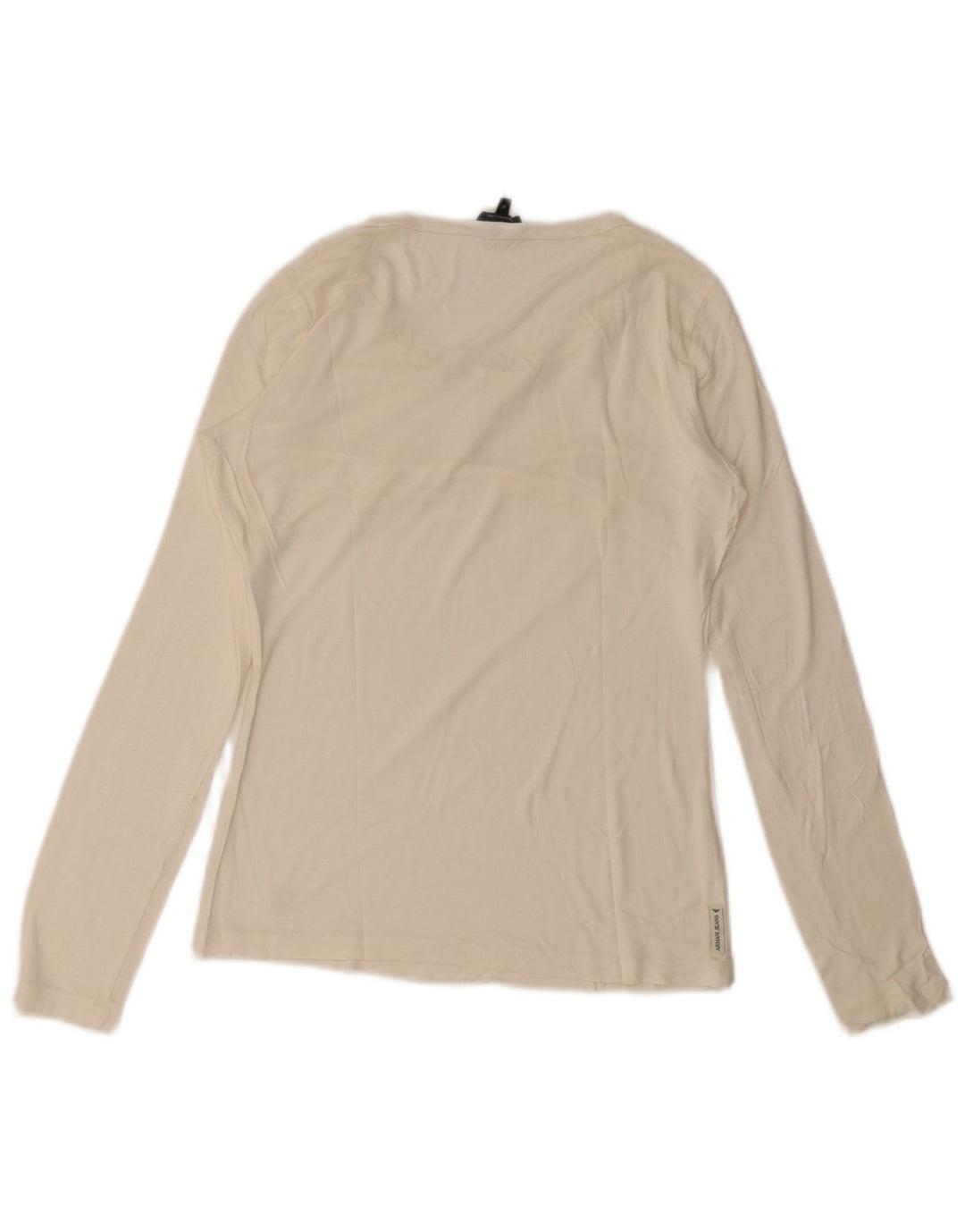 Armani Jeans Γυναικείο Τοπ μακρυμάνικο IT 42 Medium White