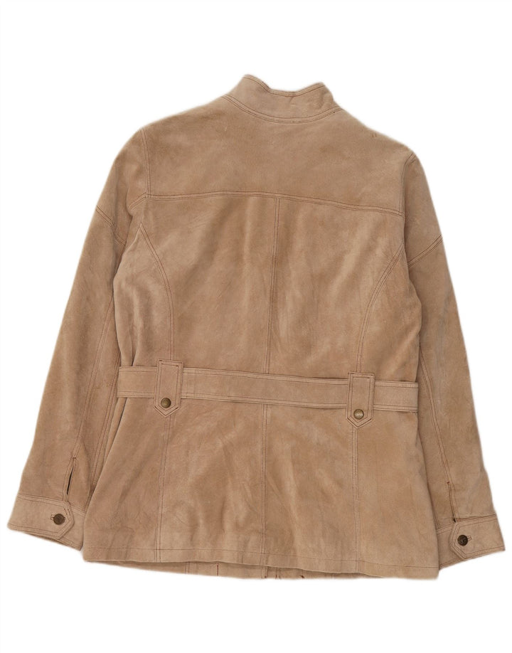 Gipsy Γυναικείο Suede Jacket UK 18 XL Beige Leather