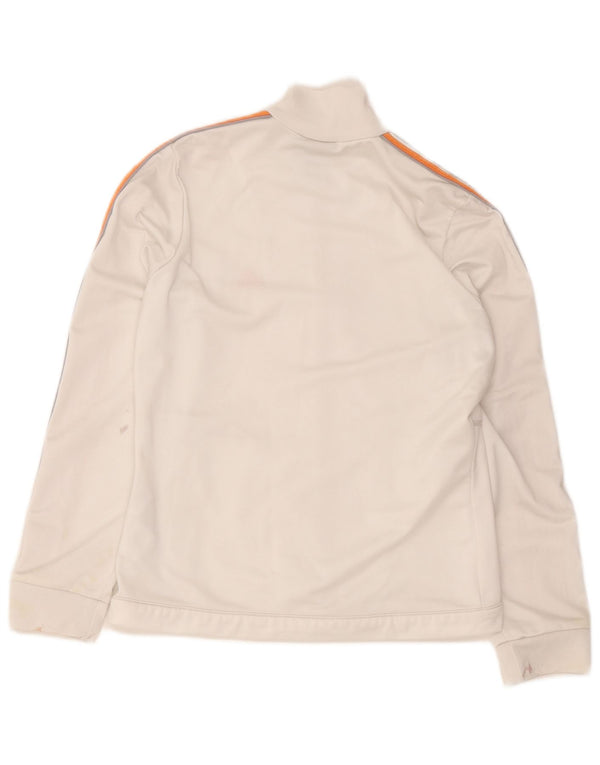 Γυναικεία αθλητική φόρμα Adidas Top Jacket UK 14 Medium White Polyester