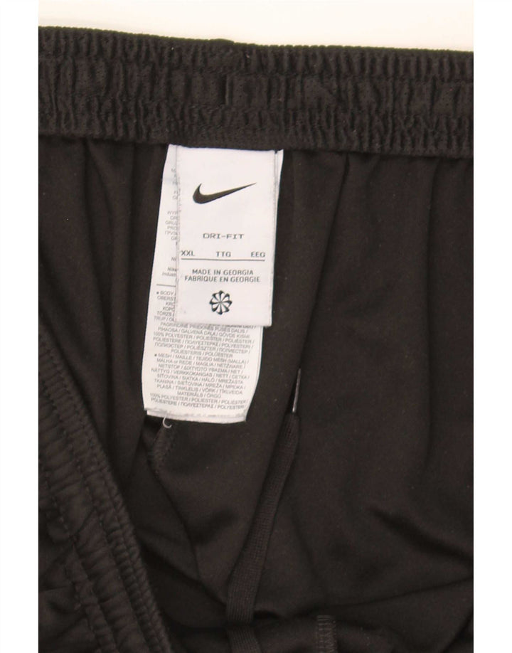 Ανδρικό παντελόνι αθλητικής φόρμας Nike Dri Fit 2XL Μαύρο Colourblock Πολυεστέρας