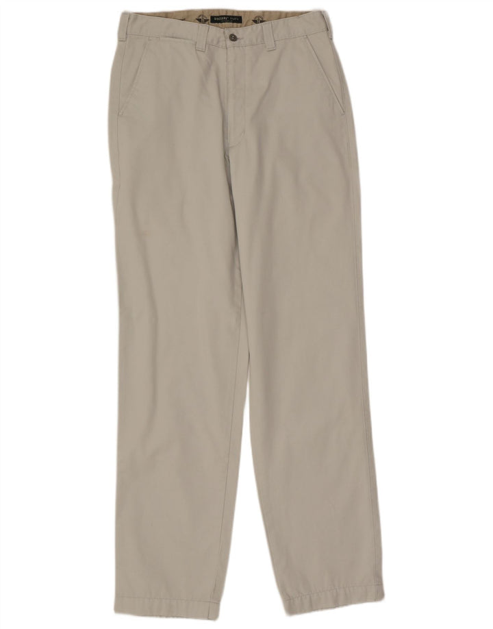 Dockers Ανδρικό Χακί Παντελόνι Chino ίσιο W32 L34 Γκρι