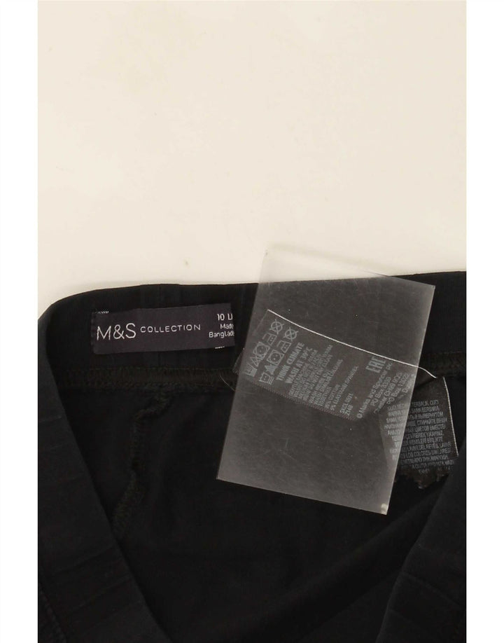 Γυναικεία κολάν Marks & Spencer UK 10 Small Black Cotton