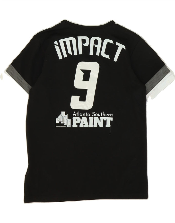 PUMA Boys Graphic T-Shirt Top 11-12 Years Black Polyester Vintage Puma and Second-Hand Puma from Messina Hembry 