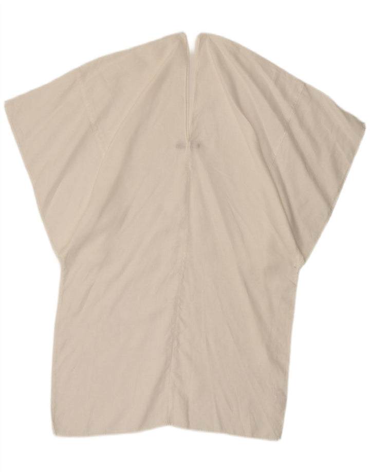 Stefanel Γυναικεία μπλούζα με μπλούζα τοπ UK 14 Large White Len