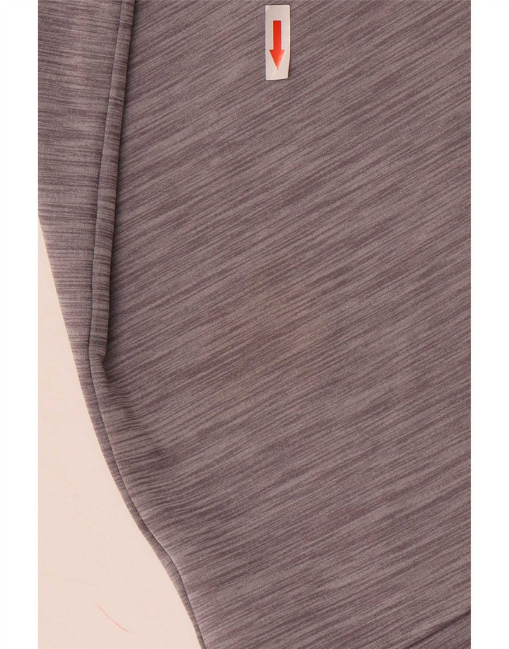 Ανδρική φόρμα πουλόβερ με φερμουάρ Nike Dri Fit Top XL Πολυεστέρας με γκρι φλύκταινες