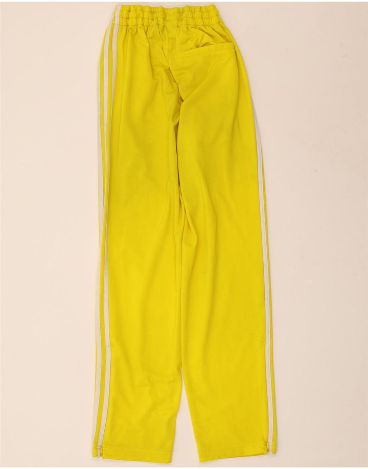 Γυναικεία αθλητική φόρμα ADIDAS Παντελόνι UK 8 Small Yellow Polyester