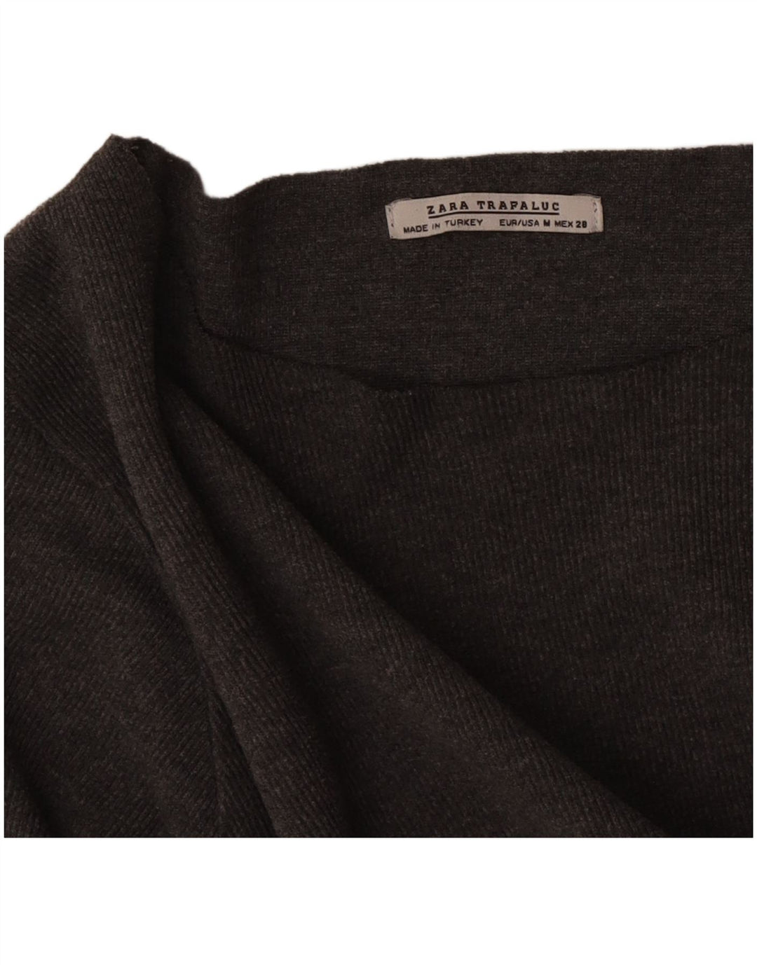 Zara Γυναικείο Trafaluc Oversized τοπ μακρυμάνικο UK 14 Medium Grey