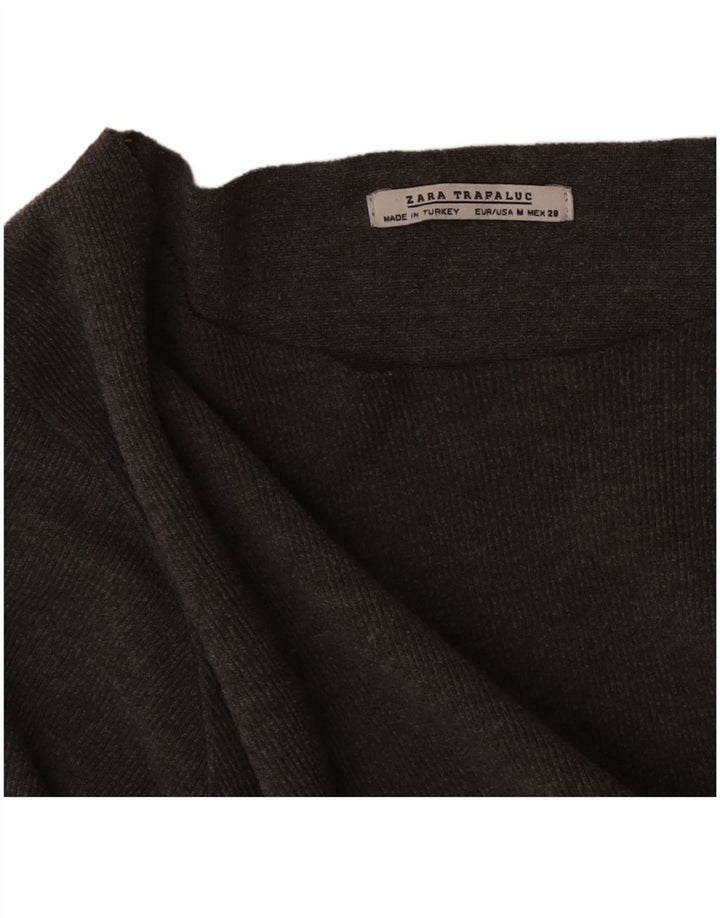 Zara Γυναικείο Trafaluc Oversized τοπ μακρυμάνικο UK 14 Medium Grey