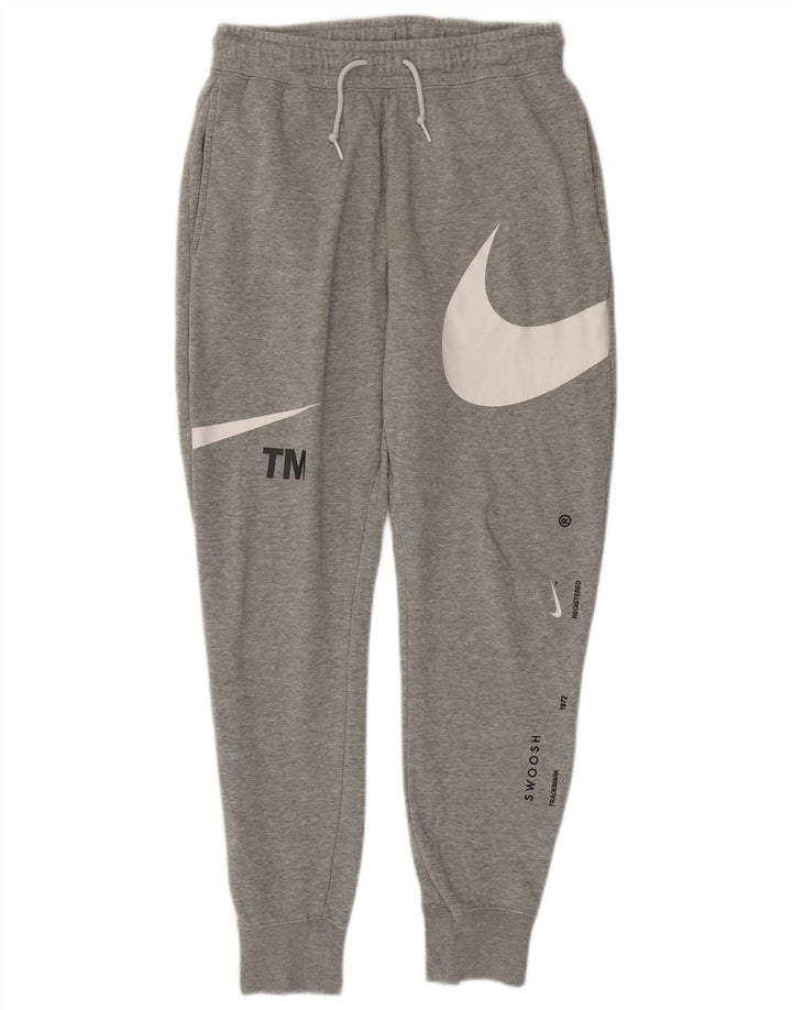 Ανδρική φόρμα αθλητικής φόρμας Nike γραφική, Joggers μικρό γκρι βαμβακερό
