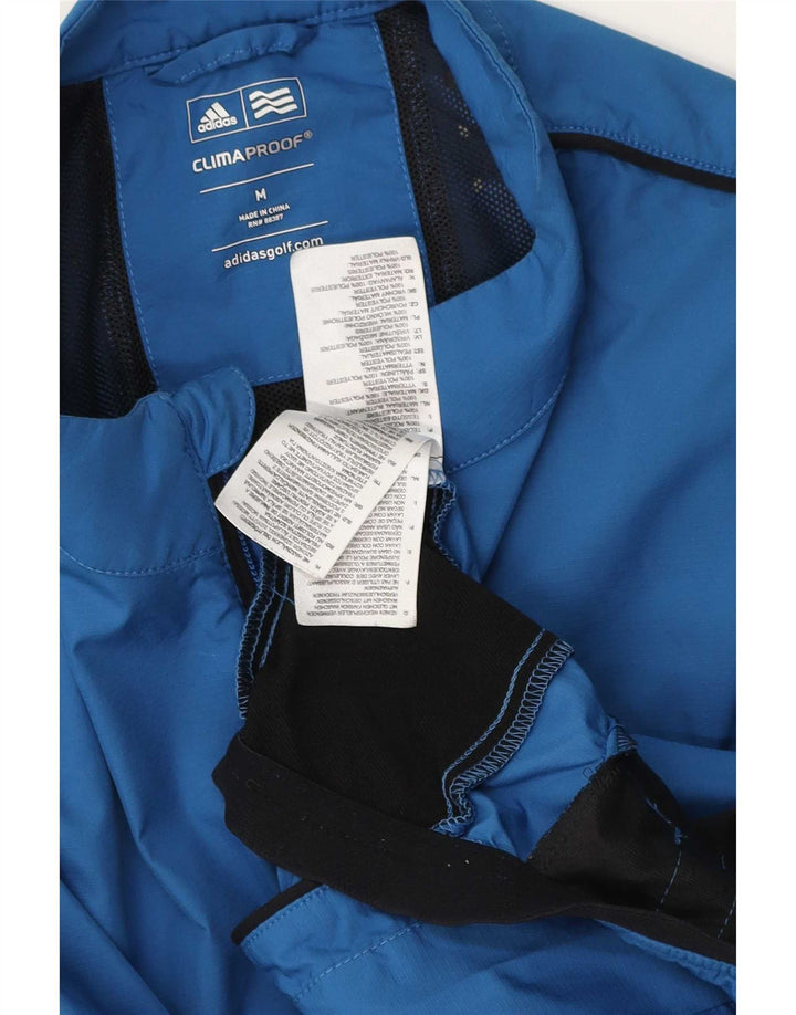 Ανδρική αθλητική φόρμα Adidas Clima Proof Μπουφάν μεσαίου μπλε χρώματος