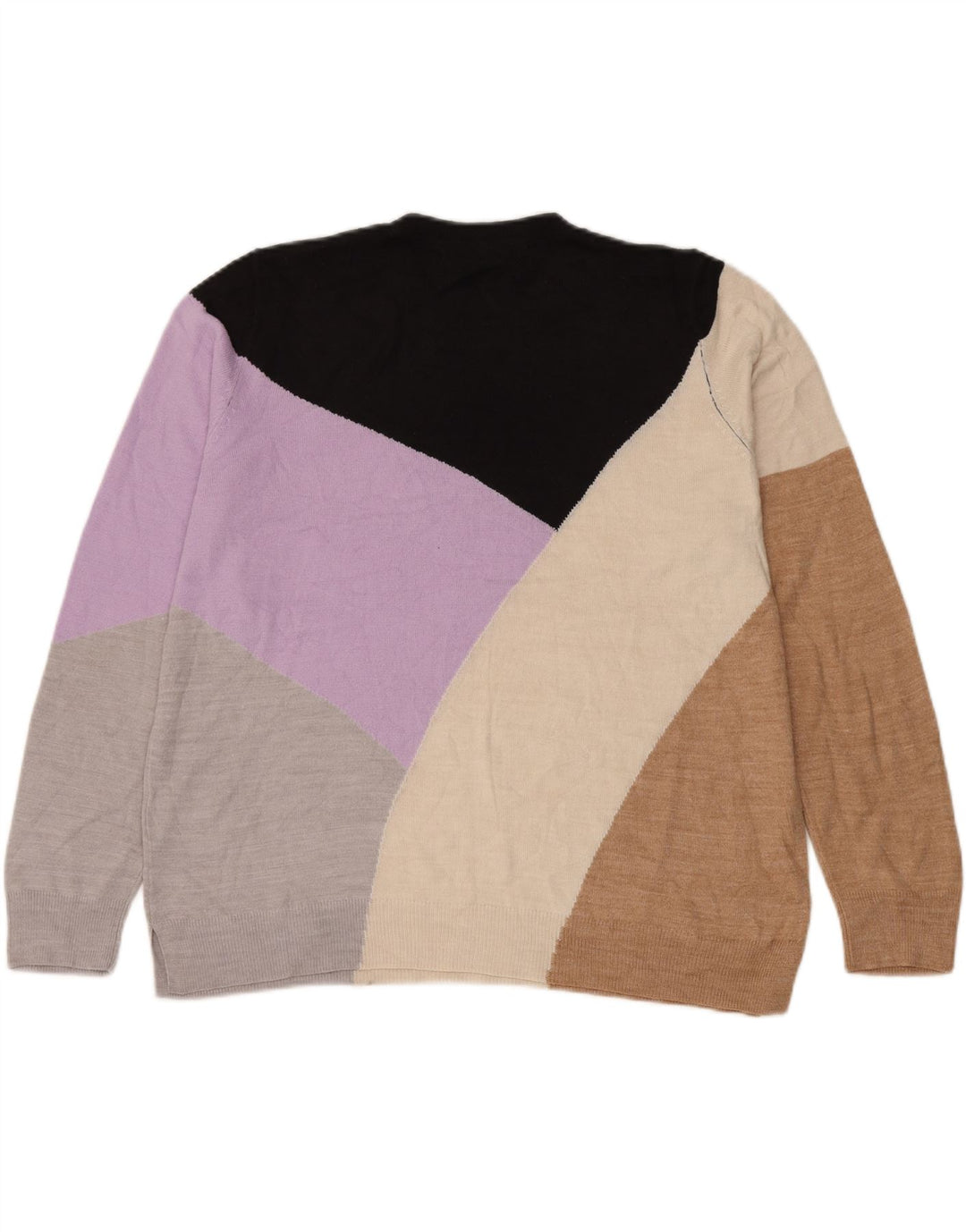 Marks & Spencer Γυναικείο πουλόβερ με λαιμόκοψη UK 18 XL πολύχρωμο