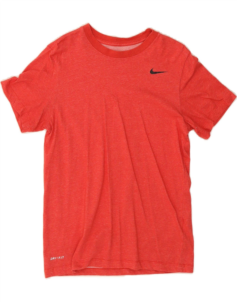 NIKE Mens Dri Fit Graphic T-Shirt Top Small Red Cotton Vintage Nike and Second-Hand Nike from Messina Hembry 