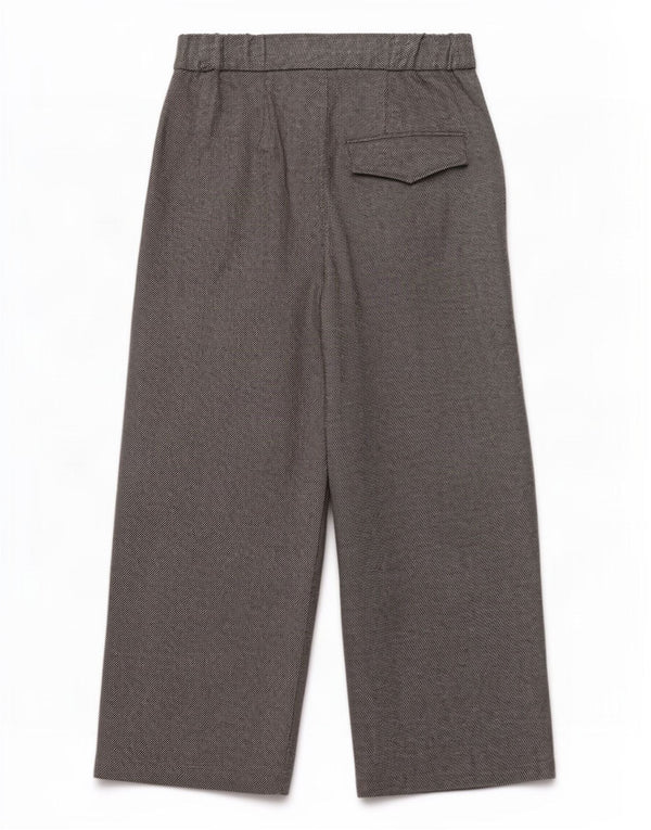 Cos Γυναικείο ψηλόμεσο παντελόνι EU 36 Small W28 L23 Grey Pinstripe
