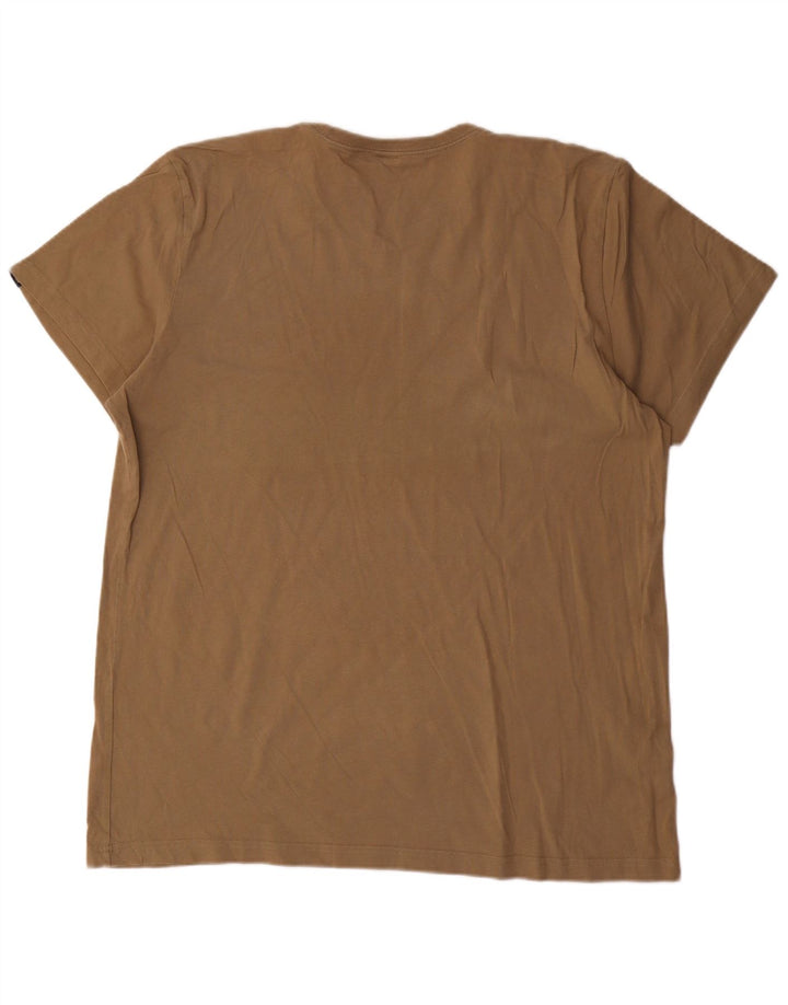 Ανδρικό γραφικό T-Shirt Adidas Top Larg Brown