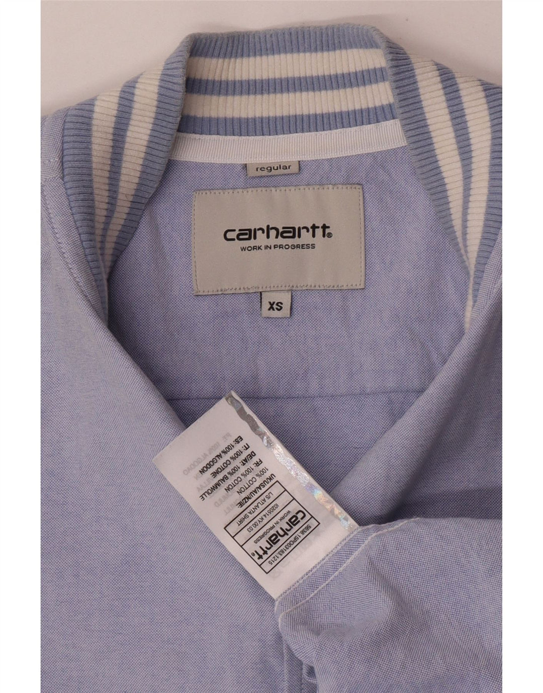 Ανδρικό πουκάμισο Carhartt XS Μπλε βαμβακερό