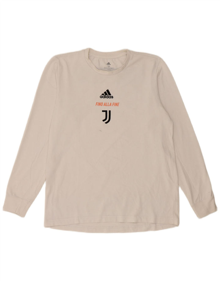 Adidas Ανδρικό Γραφικό Μπλουζάκι Juventus Μακρυμάνικο Μεσαίο Λευκό
