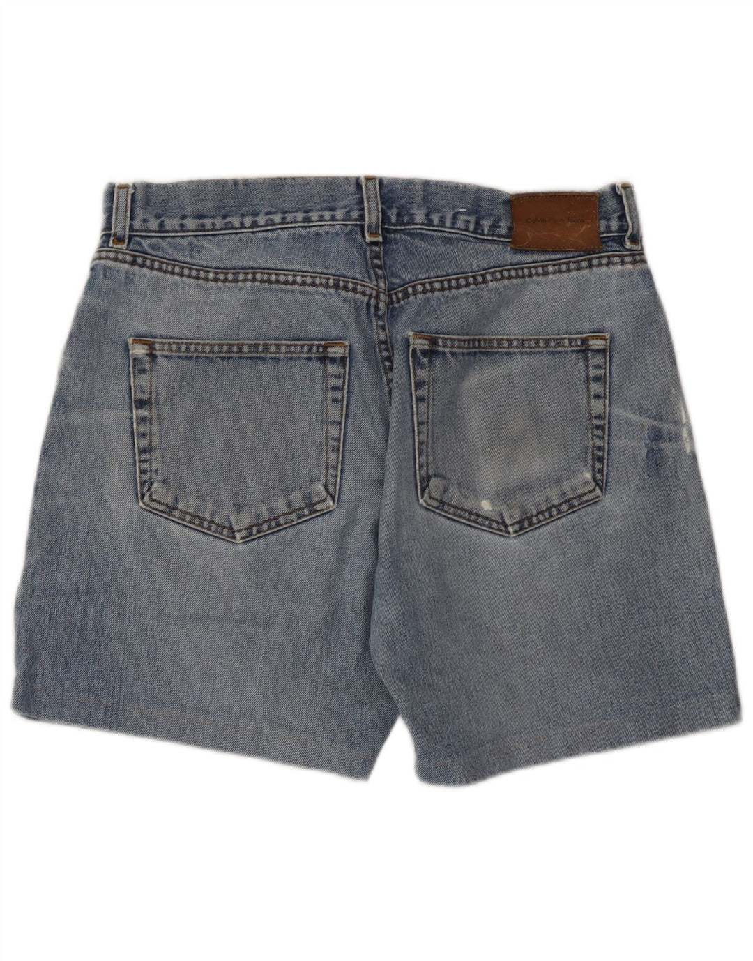 Ανδρικό τζιν σορτς Calvin Klein W32 Βαμβακερό μεσαίο μπλε