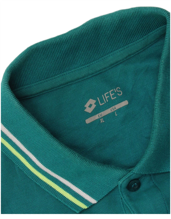 Lotto Ανδρικό Πόλο Μπλουζάκι Μεγάλο Πράσινο