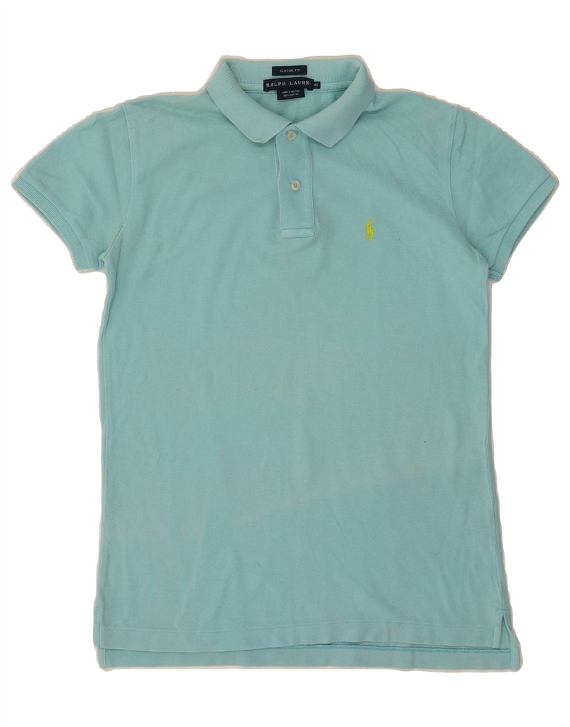 RALPH LAUREN Mens Classic Fit Polo Shirt XS Blue Cotton Vintage Ralph Lauren and Second-Hand Ralph Lauren from Messina Hembry 