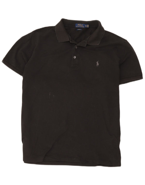 Polo Ralph Lauren Ανδρικό πουκάμισο Polo Slim Fit XL Μαύρο βαμβακερό