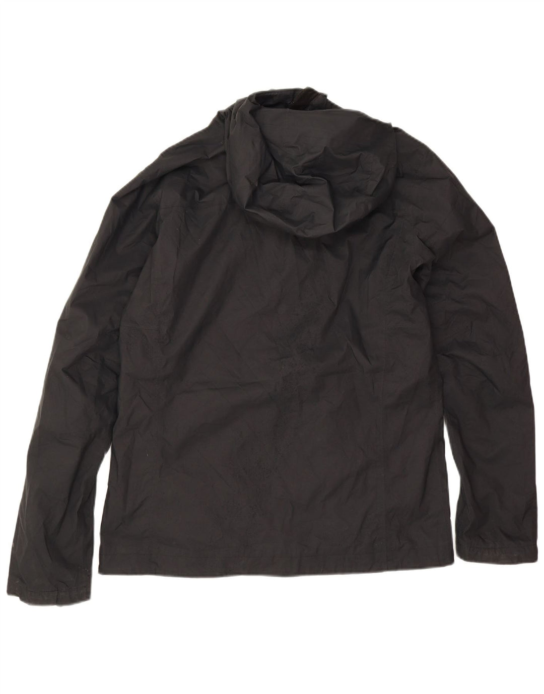 Ανδρικό μπουφάν βροχής με κουκούλα North Face UK 38 Medium Black Polyester