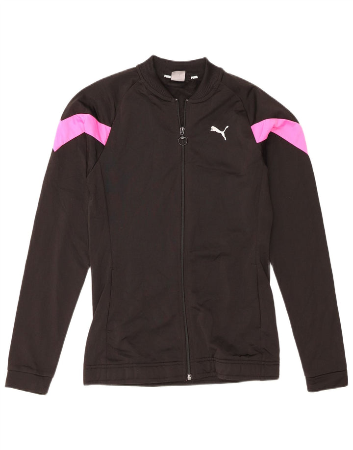 Puma Κορίτσια αθλητική φόρμα Top Jacket 15-16 Years Black Colourblock Polyester