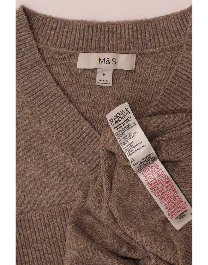 Marks & Spencer Γυναικείο πουλόβερ με λαιμόκοψη με λαιμόκοψη UK 14 μεσαίο πολυεστέρας