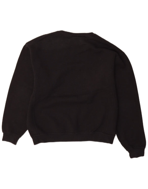 RUSSELL ATHLETIC Mens Graphic Sweatshirt Jumper Large Black Cotton