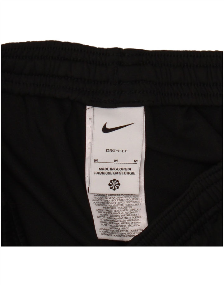 Ανδρικές φόρμες Nike Dri Fit Παντελόνια μεσαίου μαύρου πολυεστέρα