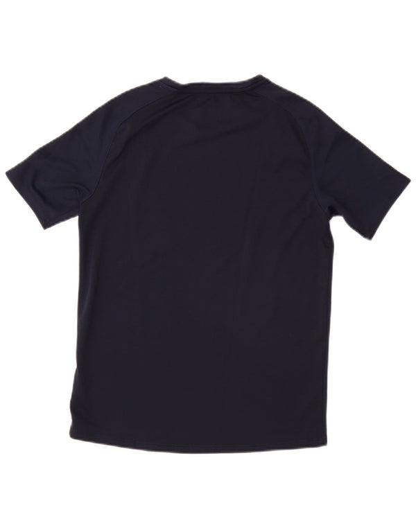 CANTERBURY Boys Graphic T-Shirt Top 11-12 Years Navy Blue Polyester