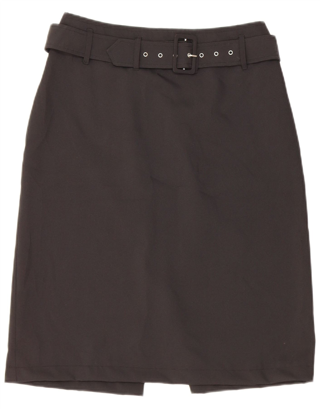 Vintage Γυναικεία Ψηλόμεση Pencil Φούστα IT 42 Medium W26 Μαύρο Πολυεστέρας