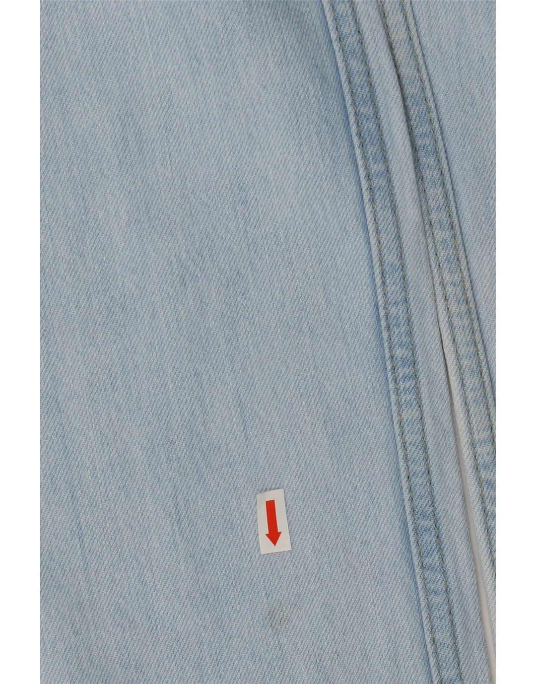 LEVI'S Womens Distressed Straight Jeans W26 L30 Blue Cotton Vintage Levi's and Second-Hand Levi's from Messina Hembry 