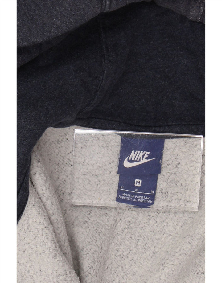 Ανδρικό πουλόβερ NIKE με φερμουάρ με κουκούλα μεσαίου μπλε βαμβακερό
