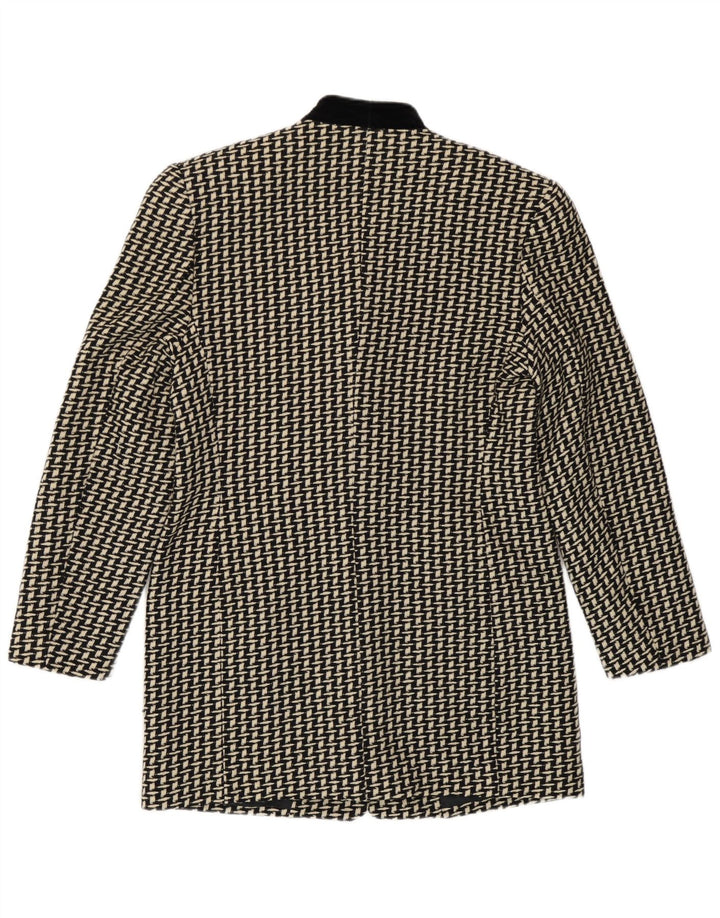 Erreuno Γυναικείο Longline Abstract Pattern Jacket Blazer IT 44 Medium Black