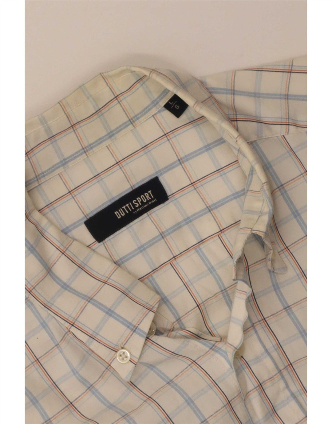 Ανδρικό πουκάμισο Massimo Dutti Λευκό μεγάλο