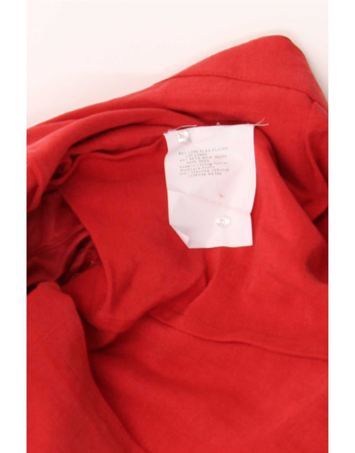 Armani Collezioni Γυναικείο Μπουφάν Μπλέιζερ IT 42 Medium Red Len