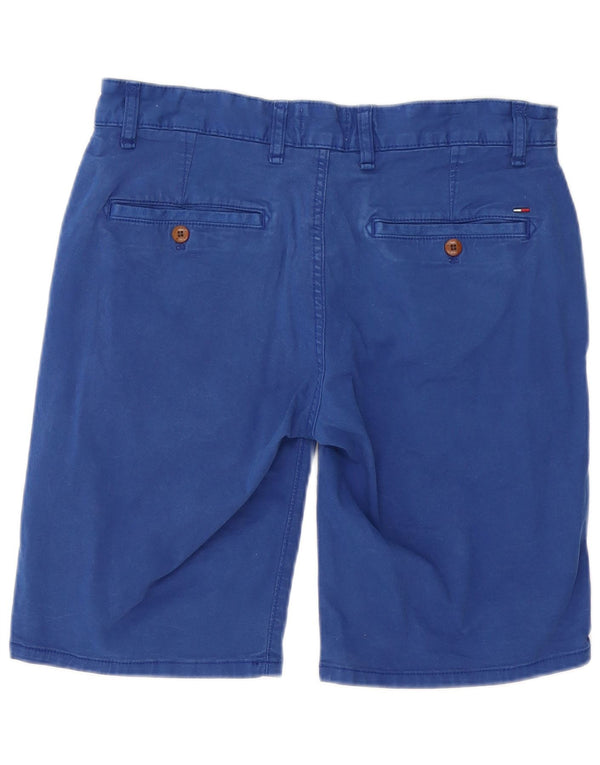 Tommy Hilfiger Mens Chino Shorts W31 Medium Blue Cotton