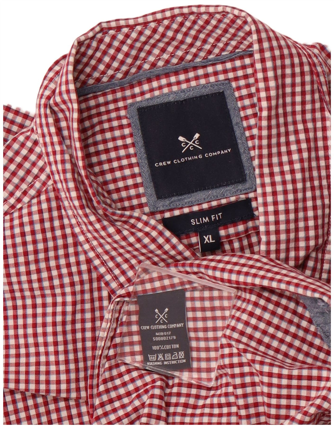 ΕΝΔΥΜΑΤΑ ΠΛΗΡΩΜΑΤΟΣ Ανδρικό πουκάμισο Slim Fit XL Red Check Cotton